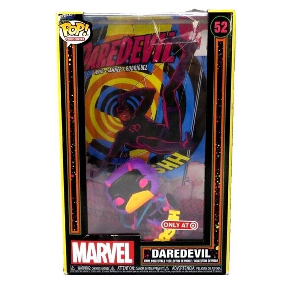 FUNKO POP Comic Covers Marvel Daredevil vinyl figure #52 NEW, BOX DAMAGED - Picture 1 of 3